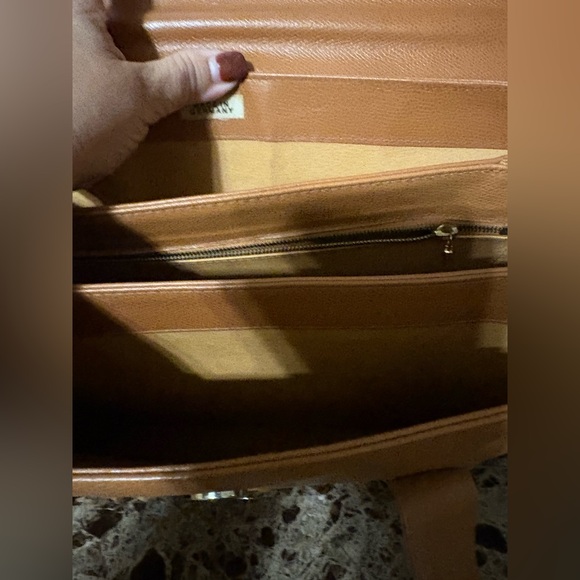 MCM Vintage Gold Hardware Leather Tote Bag - Picture 6 of 11